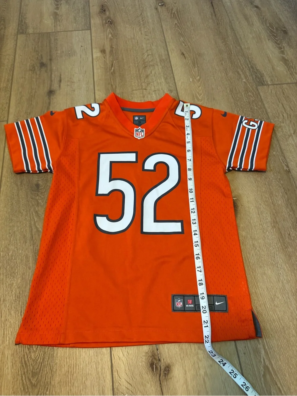 Chicago Bears Khalil Mack #52 alternate orange Nike jersey Youth size Small